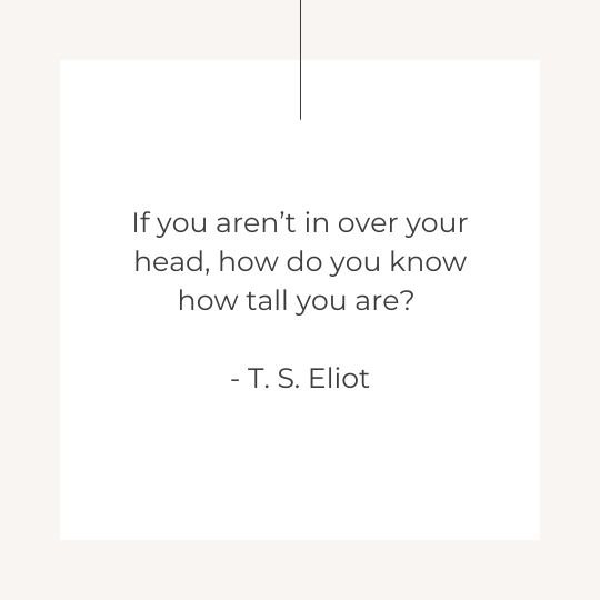t.s elliot keep your head up quote